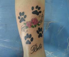 Pegadas de cães by Pedrão Tatuador