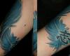 Pluma con letra china