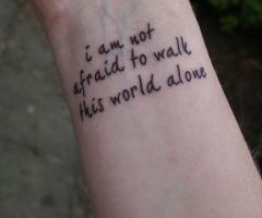 Tatuaje de frase