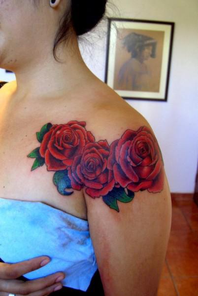 Shoulder roses pictures