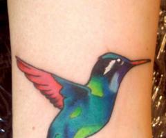 Catchy hummingbird tattoos for specific places