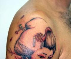 Geisha tattoos for men and women