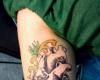 Forearm heart art drawing