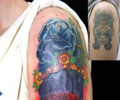 Cover up mexican skull girl