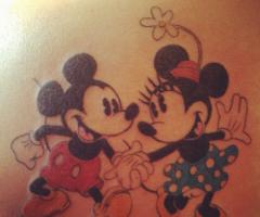 mickey and minnie mouse