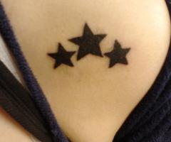 25 star tattoos for girls