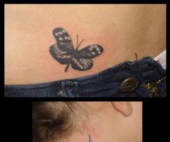 Butterfly, Feather and Egyptian Cross