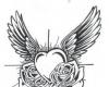 heart sketch for drawing
