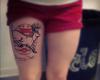 Running Deer tattoo