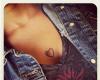Rainbow heart tattoo