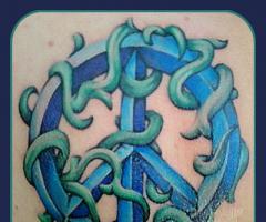 I drew up the design for this tattoo