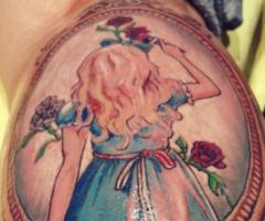 Alice in Wonderland tattoo