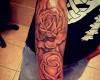 black and grey roses