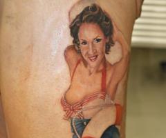 Pin Up Girl Marine Sailor Art