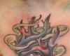 Heart and eye tribal traditional