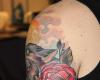 Tattoo roses traditional style