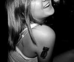 Owl tattoo for girls