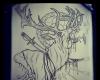 Dead deer illustracao