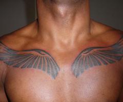 Chest tribal wings