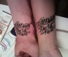 Husband and wifeTattoos