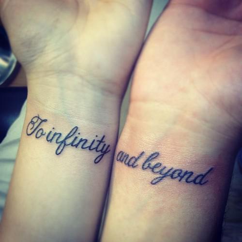 To infinity and beyond tattoo
