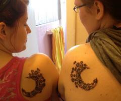 friendship moon tattoos