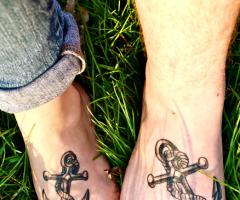 Anchor tattoo pictures and images