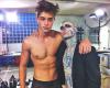 Brazilian model Francisco Lachowski and Rick Genest