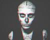 Zombie boy tattoos on head