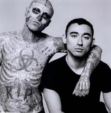 Rick Genest and Nicola Formichetti