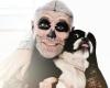 Rick Genest and dog picture