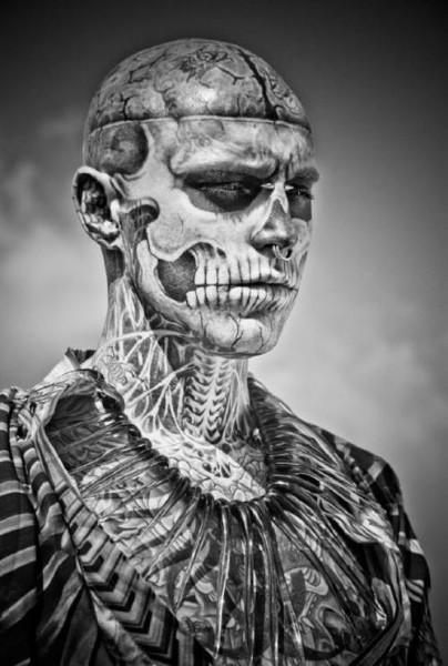 Rick Genest all tattoos