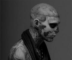 Rick Genest arm tattoos