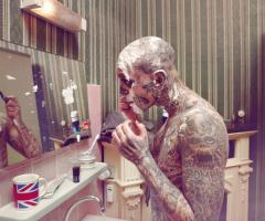 Tatuajes de Rick Genest en sus brazos