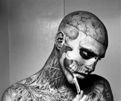Fotos de Rick Genest y sus tatuajes