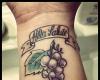 Tatuaje dedicado al vino
