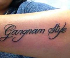 Super Fan Gets Gangnam Style Tattoo