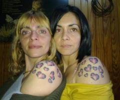 Corazones de hermanas!!