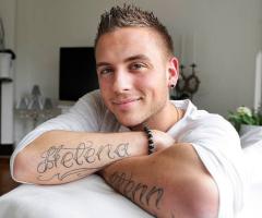 Anton Hysén tattoo