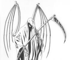 Grim Reaper Drawings Tattoos