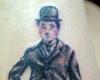 Charlie Chaplin tattoo