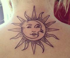 Sun and moon love picture