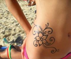 Flower tattoo for girls