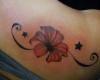 Flower tattoo by Kris VanLeuven