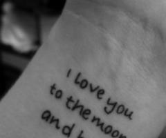 I love you to the moon and back