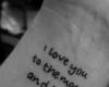 I love you to the moon and back