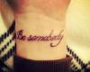 Be somebody tattoo