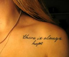 There is always hope