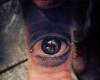 Tatuaje de ojo en la muñeca