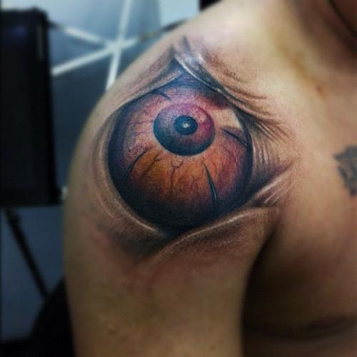 Eye tattoo realistic
